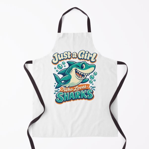 Item preview, Just a Girl Who Loves Sharks designed and sold by LuveraxArt.