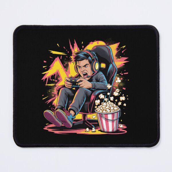 Item preview, Popcorn Gamer — Snack Hard, Play Harder V17 designed and sold by DarylWelsh2024.