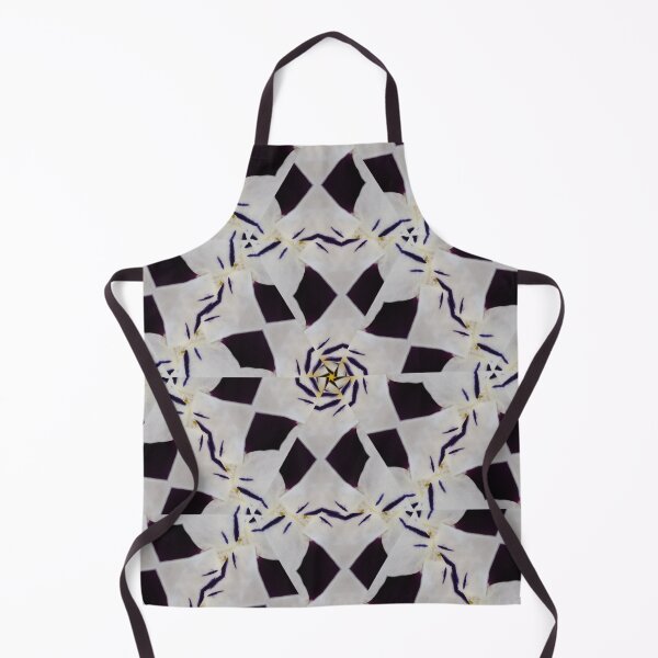 Item preview, Geometric Floral Pattern – Black White Abstract Design designed and sold by SilentBloomLab.