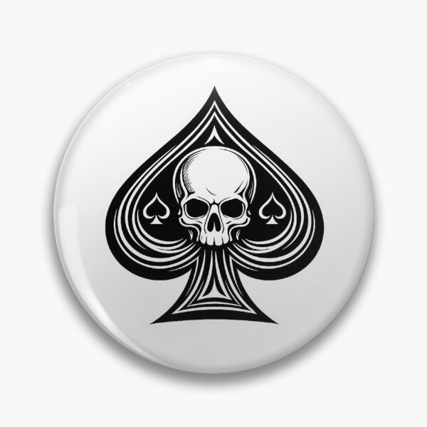 Item preview, Spade Skull — Playing Card Symbol designed and sold by DreamMachine69.