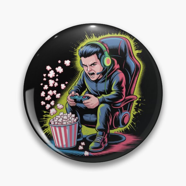 Item preview, Popcorn Gamer — Snack Hard, Play Harder V18 designed and sold by DarylWelsh2024.