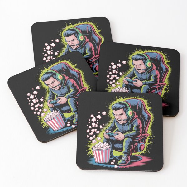 Item preview, Popcorn Gamer — Snack Hard, Play Harder V18 designed and sold by DarylWelsh2024.