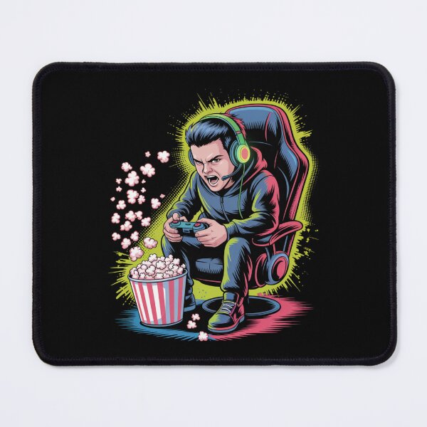 Item preview, Popcorn Gamer — Snack Hard, Play Harder V18 designed and sold by DarylWelsh2024.