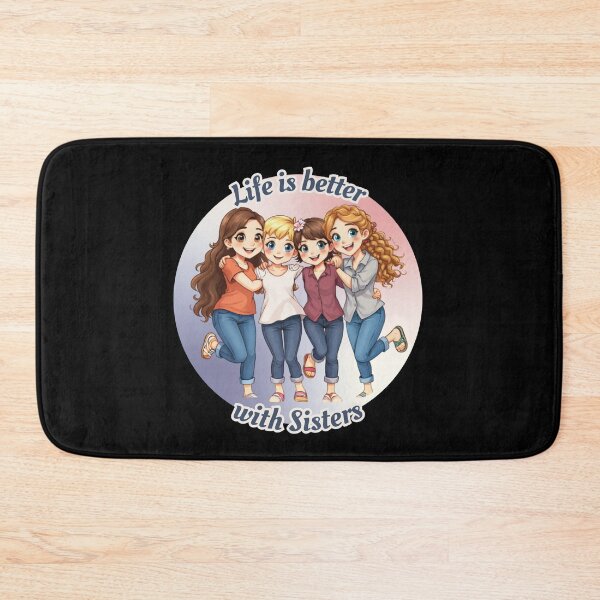 Item preview, Life Is Better With Sisters – Cute Sister Gift designed and sold by Silaris Designs.