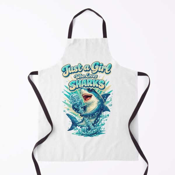 Item preview, Just a Girl Who Loves Sharks designed and sold by LuveraxArt.