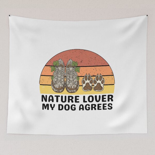 Item preview, Retro Nature Lover With Muddy Shoes and Paws  Hiking Dog Lover  designed and sold by waikibi ⭐⭐⭐⭐⭐.