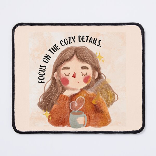 Item preview, Focus On The Cozy Details Watercolor Girl designed and sold by CozyMuse.