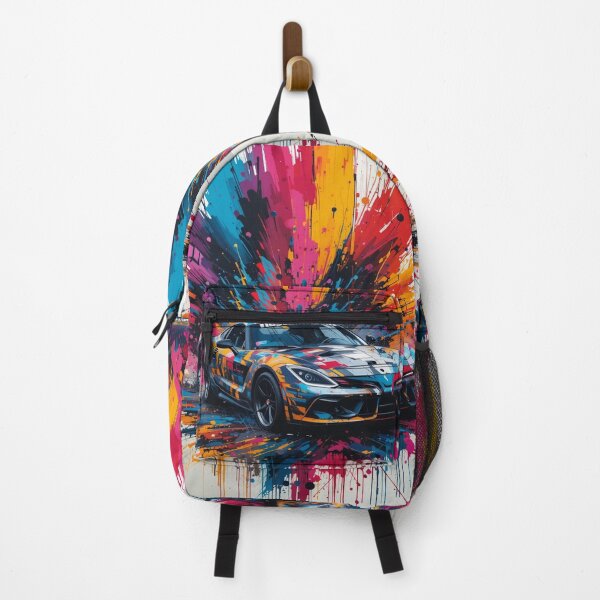 Item preview, Graffiti sports car with explosive paint splatter designed and sold by Hot4Shirt.