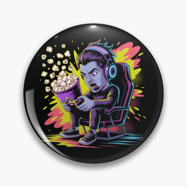 Item preview, Popcorn Gamer — Snack Hard, Play Harder V20 designed and sold by DarylWelsh2024.