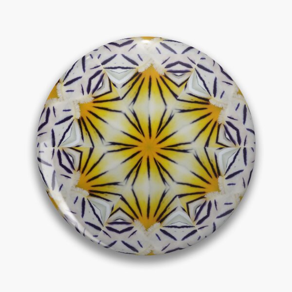 Item preview, Radiant Floral Pattern – Bold Yellow Abstract Design designed and sold by SilentBloomLab.