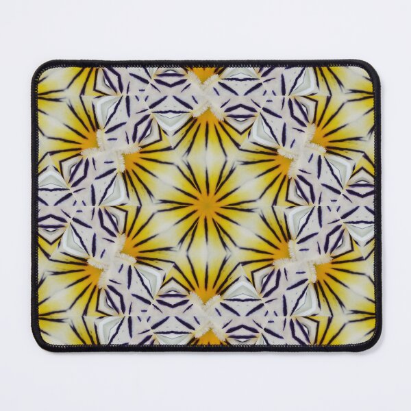 Item preview, Radiant Floral Pattern – Bold Yellow Abstract Design designed and sold by SilentBloomLab.
