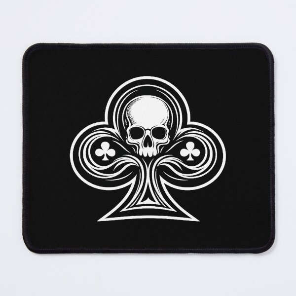 Item preview, Club Skull — Playing Card Symbol designed and sold by DreamMachine69.