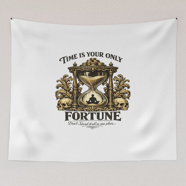 Item preview, Time Is Your Only Fortune Hourglass designed and sold by Dresut.