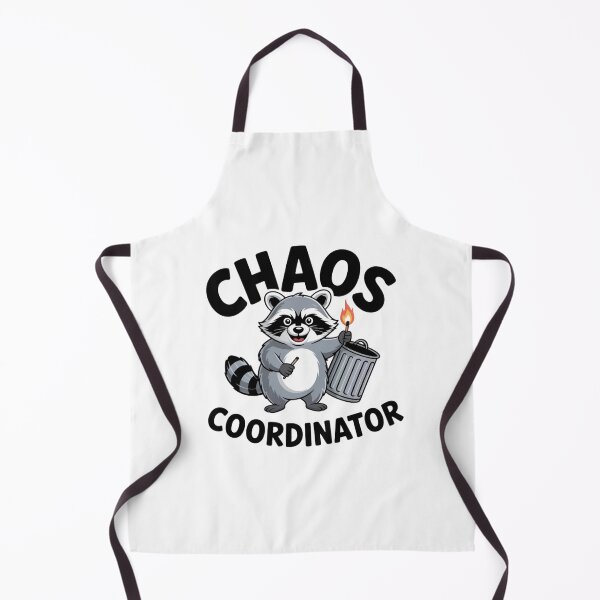 Item preview, Funny Chaos Manager Raccoon Trash Panda Meme Sticker designed and sold by Mr-wow.