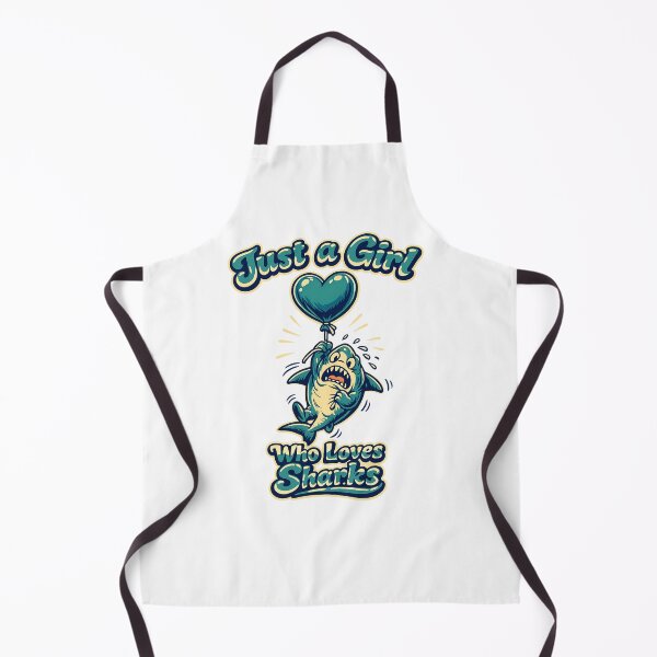 Item preview, Just a Girl Who Loves Sharks designed and sold by LuveraxArt.