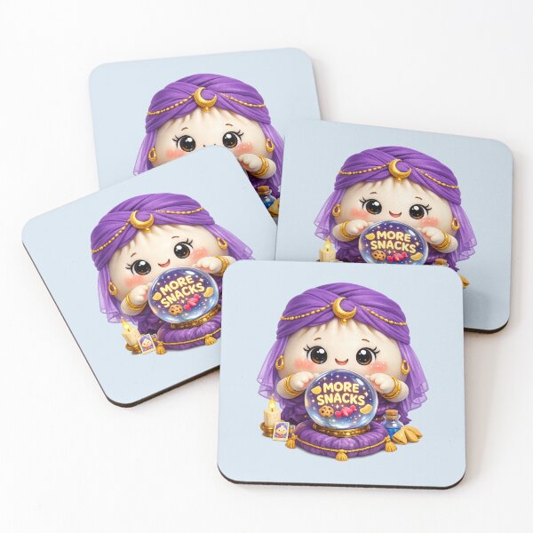 Item preview, Cute Dumpling Fortune Teller | Kawaii Food Crystal Ball "More Snacks" 3D CGI designed and sold by Moons Studio.