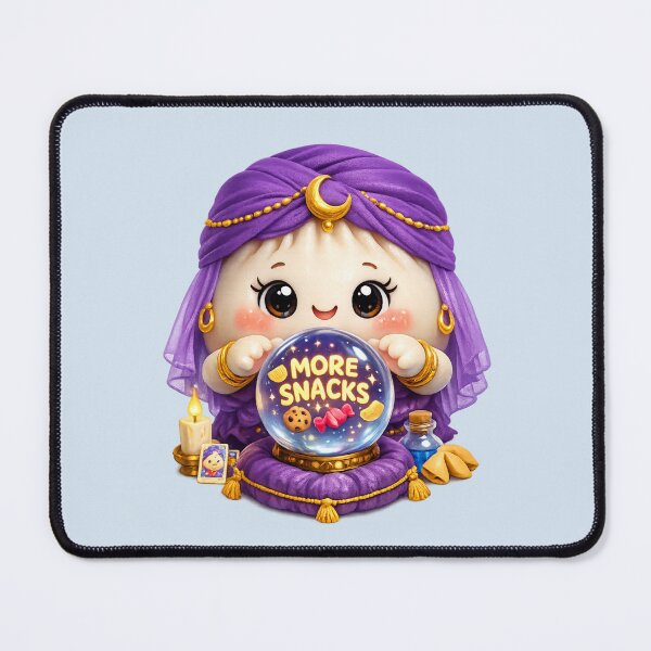Item preview, Cute Dumpling Fortune Teller | Kawaii Food Crystal Ball "More Snacks" 3D CGI designed and sold by Moons Studio.