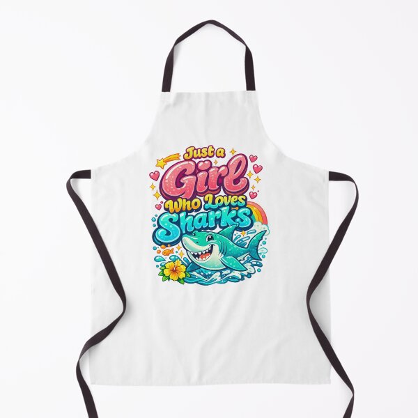 Item preview, Just a Girl Who Loves Sharks designed and sold by LuveraxArt.