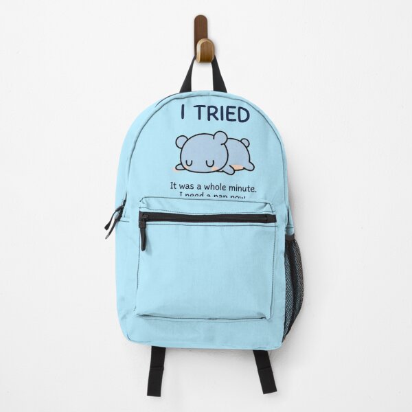 Item preview, Funny Cute Animal Meme – “ I TRIED ” kawaii designed and sold by Ace01st.