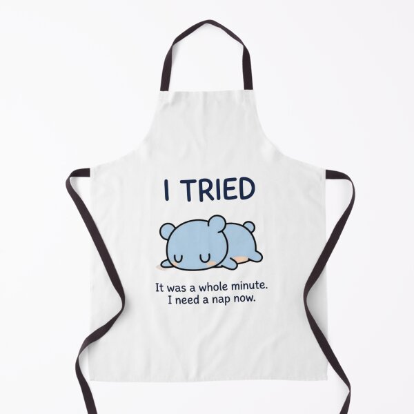 Item preview, Funny Cute Animal Meme – “ I TRIED ”  kawaii designed and sold by Ace01st.