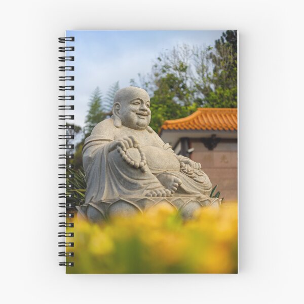Item preview, Smiling Laughing Buddha Statue in Zen Garden designed and sold by agathamourao.