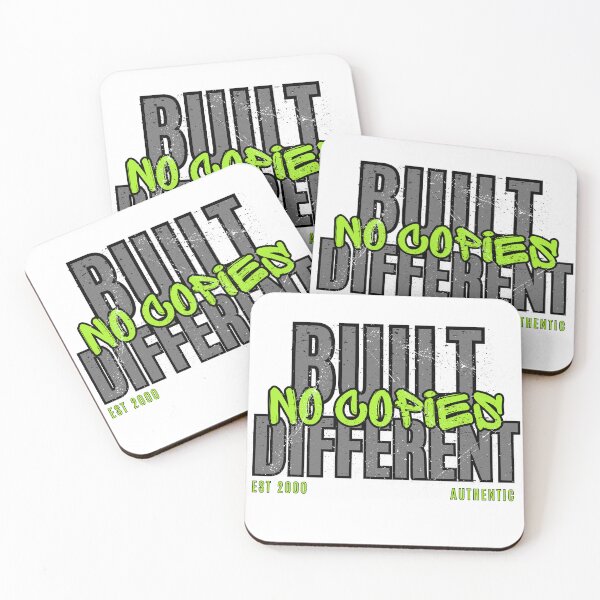 Item preview, Built Different No Copies Streetwear Graphic Bold Typography Design designed and sold by CH-4TEE.