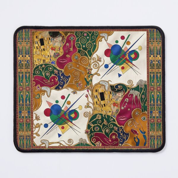 Item preview, Gold, blue, red. Abstraction. designed and sold by Natalia-Vlad.