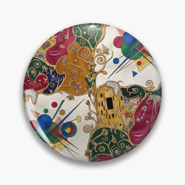Item preview, Gold, blue, red. Abstraction. designed and sold by Natalia-Vlad.