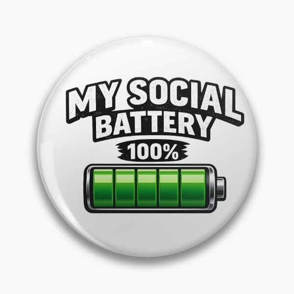 Item preview, My social battery level designed and sold by bstukus.
