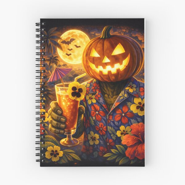 Item preview, Headless Horseman Island Vibes – Tropical Halloween Fantasy Art designed and sold by TheHorsemanRidesAgain.