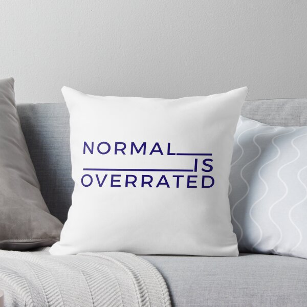 Item preview, Normal Is Overrated Minimal Streetwear Typography Neon Line Design designed and sold by CH-4TEE.