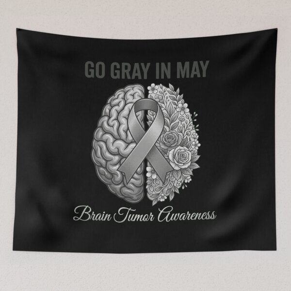 Item preview, Go Gray In May Brain Tumor Awareness Survivor Support designed and sold by SofenArt.