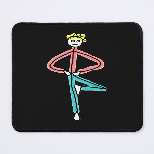 Item preview, Yoga Tree Pose Stickman designed and sold by Mark-Ewbie.