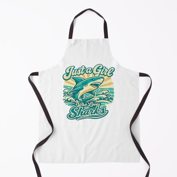 Item preview, Just a Girl Who Loves Sharks designed and sold by LuveraxArt.