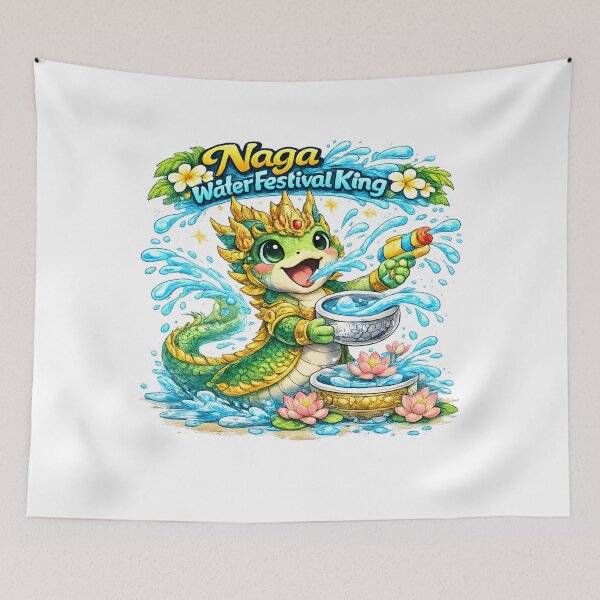 Item preview, Naga Water Festival King Pi Mai Lao Shirt designed and sold by AC Artwear.