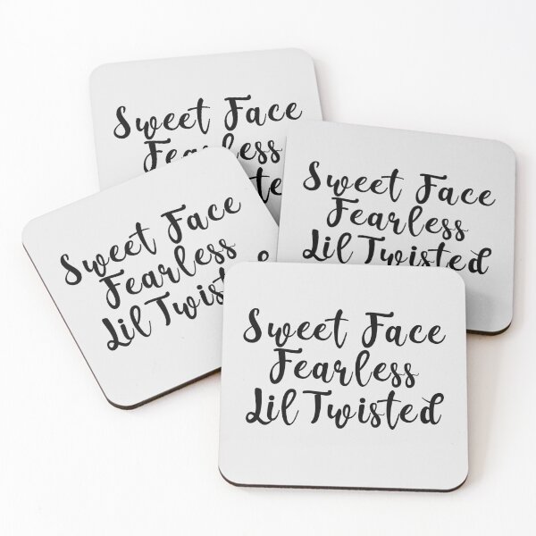 Item preview, Sweet Face Fearless Lil Twisted designed and sold by Rosemarie Guieb Designs.