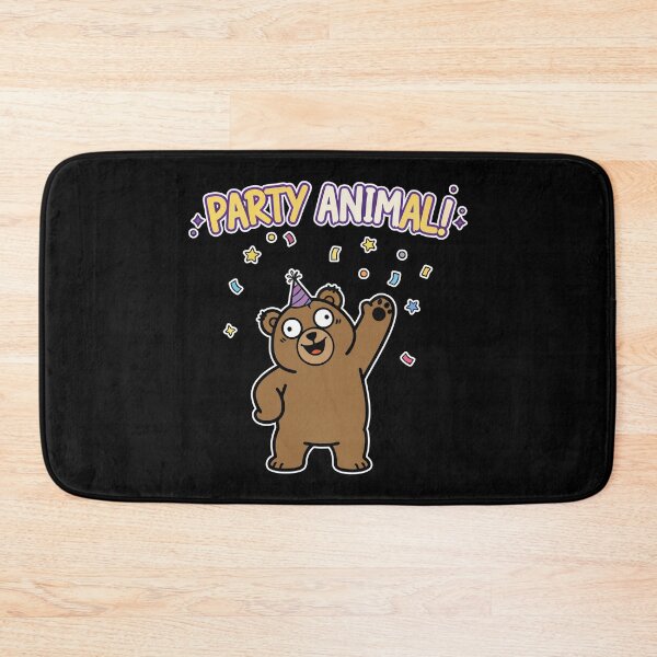 Item preview, Party Animal! Crazy Bear Cartoon designed and sold by Taridesign.