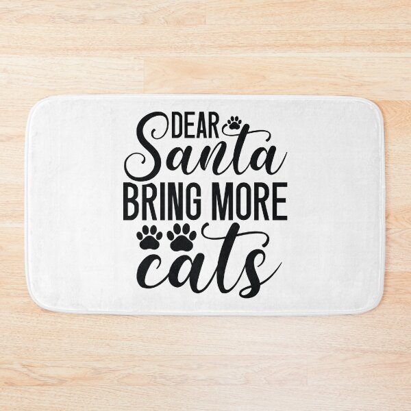 Item preview, Dear Santa Don’t Forget The Cat Funny Quote - Festive Holiday Gift designed and sold by FuzionRaptor.