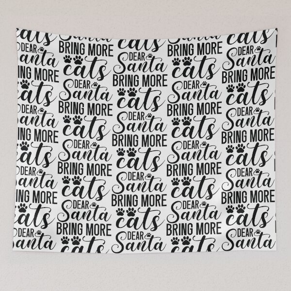Item preview, Dear Santa Don’t Forget The Cat Funny Quote - Festive Holiday Gift designed and sold by FuzionRaptor.