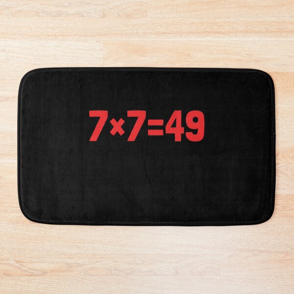 Item preview, 7×7=49 Multiplication Math Fact Education Student Teacher designed and sold by SofenArt.