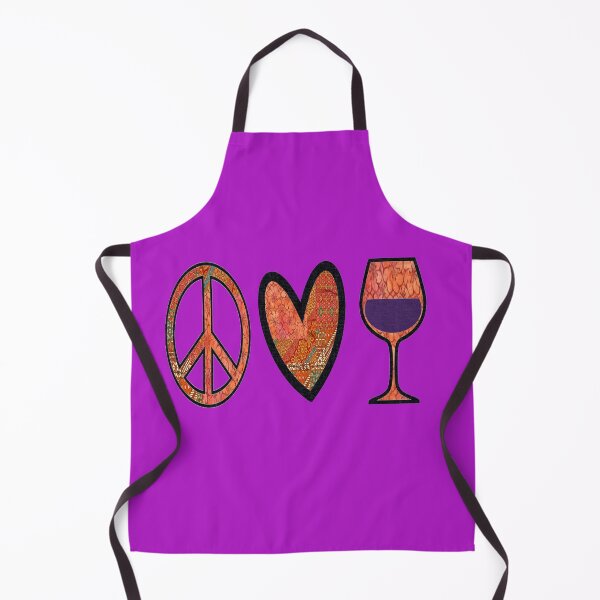 Item preview, Pink Peace Love & Wine  designed and sold by artbyomega.