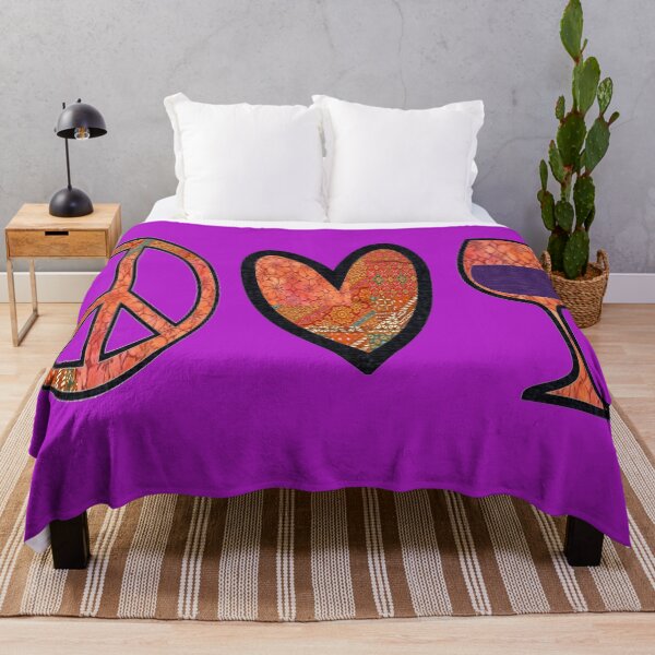 Item preview, Pink Peace Love & Wine designed and sold by artbyomega.