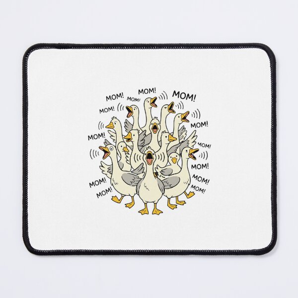 Item preview, Mom! Mom! Mom! Funny Geese Motherhood Parenting Humor designed and sold by SofenArt.