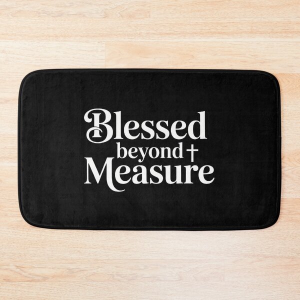 Item preview, Blessed Beyond Measure Christian Typography Design | Faith Quote designed and sold by EvolusionPro.