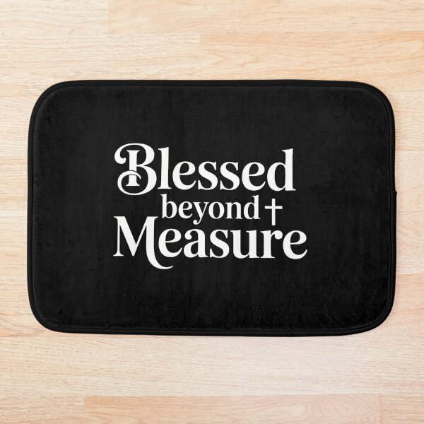 Item preview, Blessed Beyond Measure Christian Typography Design | Faith Quote designed and sold by EvolusionPro.