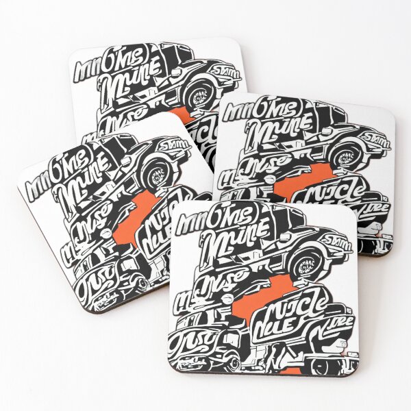Item preview, Retro Muscle Trucks Art Design designed and sold by Bad7Wear.
