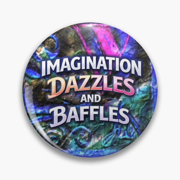 Item preview, imagination dazzles and baffles colorful typographic abstract design designed and sold by SmashingDeals.
