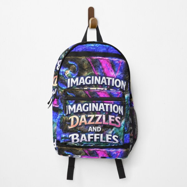 Item preview, imagination dazzles and baffles colorful typographic abstract design designed and sold by SmashingDeals.