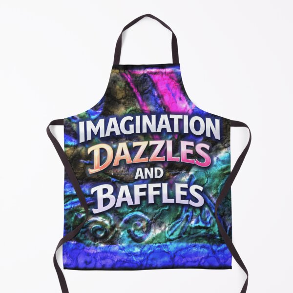 Item preview, imagination dazzles and baffles colorful typographic abstract design designed and sold by SmashingDeals.