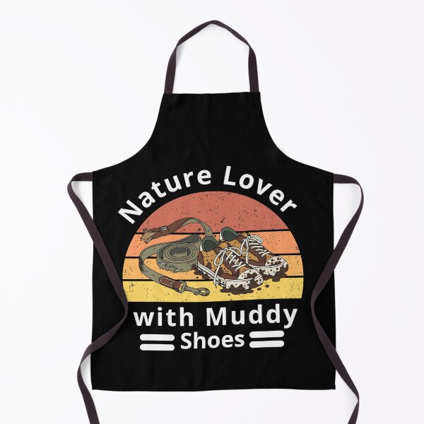 Item preview, Retro Nature Lover With Muddy Shoes and Paws Hiking Dog Lover designed and sold by waikibi ⭐⭐⭐⭐⭐.